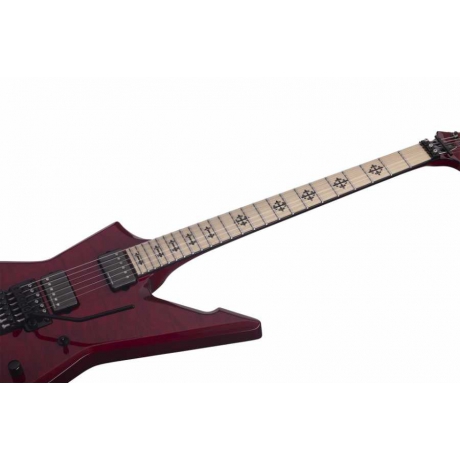 Schecter Cygnus JLX-1 FR Elektro Gitar (See-Thru Cherry)<br>Fotoğraf: 4/9