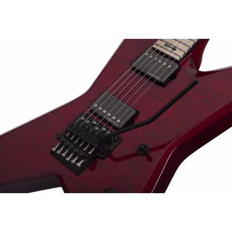 Schecter Cygnus JLX-1 FR Elektro Gitar (See-Thru Cherry)<br>Fotoğraf: 3/9