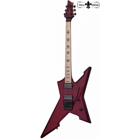 Schecter Cygnus JLX-1 FR Elektro Gitar (See-Thru Cherry)<br>Fotoğraf: 1/9