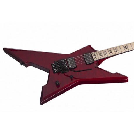 Schecter Cygnus JLX-1 FR Elektro Gitar (See-Thru Cherry)<br>Fotoğraf: 7/9