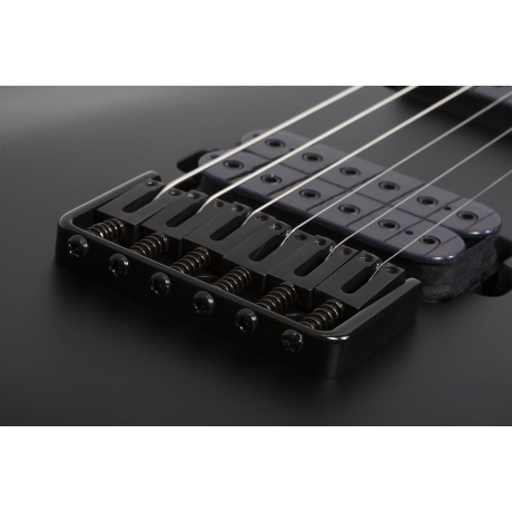Schecter Damien-6 Elektro Gitar (Satin Black)<br>Fotoğraf: 4/6