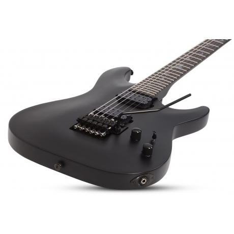Schecter Damien-6 FR Elektro Gitar (Mat Siyah)<br>Fotoğraf: 2/6