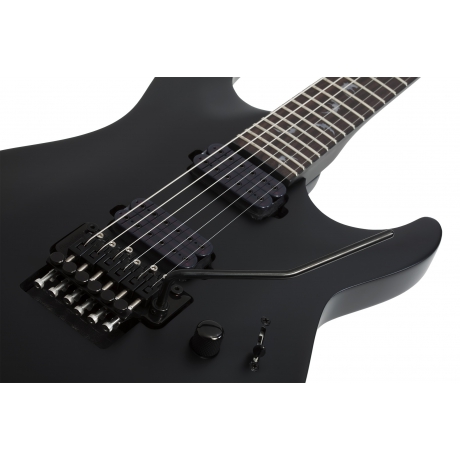 Schecter Damien-6 FR Elektro Gitar (Mat Siyah)<br>Fotoğraf: 3/6