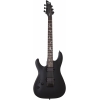Schecter Damien-6 Solak Elektro Gitar (Satin Black), Fotoğraf: 1/4