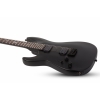 Schecter Damien-6 Solak Elektro Gitar (Satin Black), Fotoğraf: 2/4