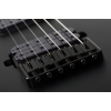Schecter Damien-6 Solak Elektro Gitar (Satin Black), Fotoğraf: 3/4