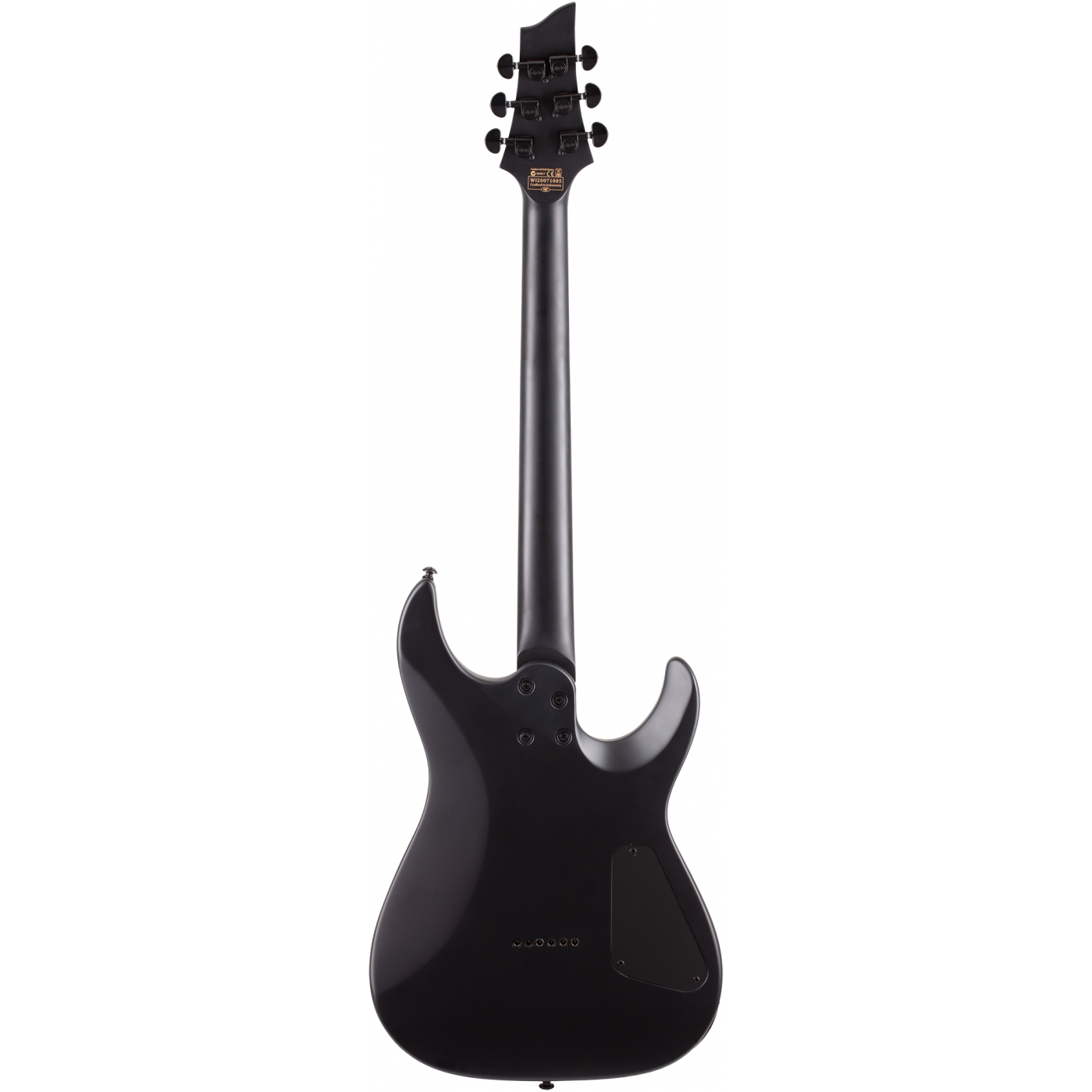 Schecter Damien-6 Solak Elektro Gitar (Satin Black) | doremusic