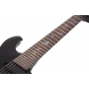Schecter Damien-7 7 Telli Elektro Gitar (Satin Black), Fotoğraf: 7/9