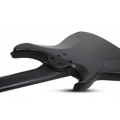 Schecter Damien-7 Multiscale 7 Telli Elelktro Gitar (Mat Siyah)<br>Fotoğraf: 6/7