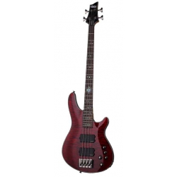 Schecter Damien Elite-4 Bas Gitar (Crimson Red)