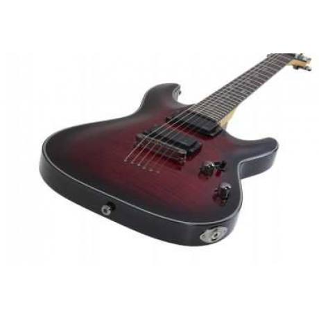 Schecter Damien Elite 6 Elektro Gitar (Crimson Red Burst)<br>Fotoğraf: 2/3