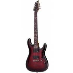 Schecter Damien Elite 6 Elektro Gitar (Crimson Red Burst)