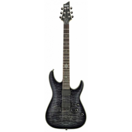 Schecter Damien Elite-6 Elektro Gitar (Trans Black Burst)<br>Fotoğraf: 1/1