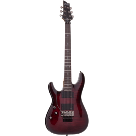 Schecter Damien Elite 6 FR Solak Elektro Gitar (Crimson Red Burst)<br>Fotoğraf: 1/4
