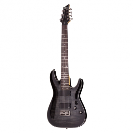 Schecter Damien Elite-7 7 Telli Elektro Gitar (Trans Black Burst)<br>Fotoğraf: 1/5