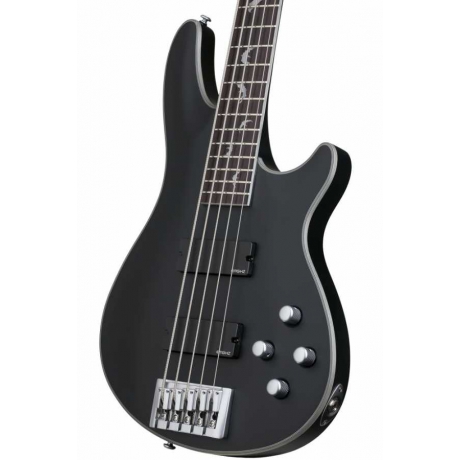 Schecter Damien Platinum-5 Bas Gitar (Satin Black)<br>Fotoğraf: 2/5