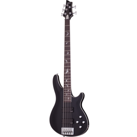 Schecter Damien Platinum-5 Bas Gitar (Satin Black)<br>Fotoğraf: 1/5