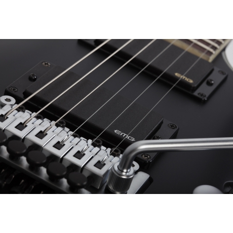 Schecter Damien Platinum 6 FR Elektro Gitar (Mat Siyah)<br>Fotoğraf: 4/7