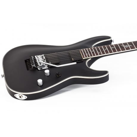 Schecter Damien Platinum 6 FR Elektro Gitar (Mat Siyah)<br>Fotoğraf: 2/7
