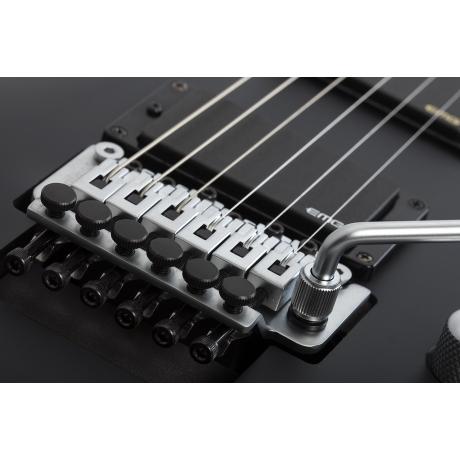 Schecter Damien Platinum 6 FR Elektro Gitar (Mat Siyah)<br>Fotoğraf: 5/7