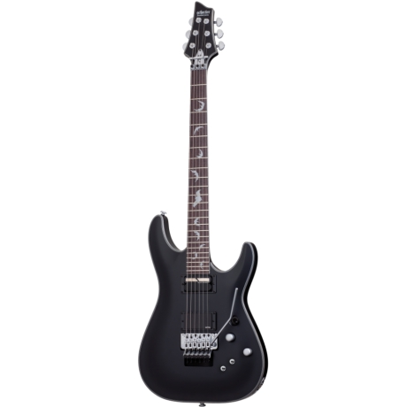 Schecter Damien Platinum 6 FR S Elektro Gitar (Satin Black)