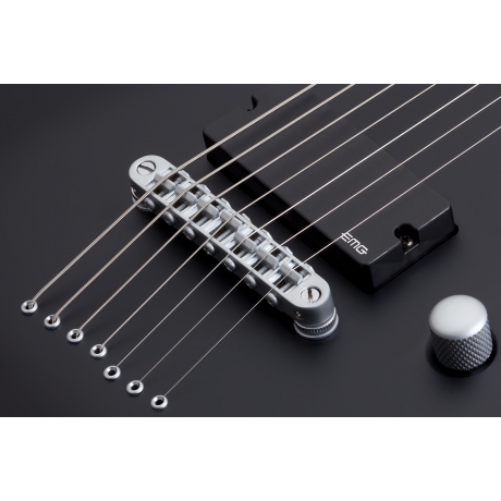 Schecter Damien Platinum-7 Elektro Gitar (Satin Black)<br>Fotoğraf: 4/5