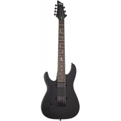 Schecter Damien Platinum-7 Solak Elektro Gitar (Satin Black)