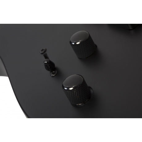 Schecter Damien Platinum-7 Solak Elektro Gitar (Satin Black)<br>Fotoğraf: 6/8