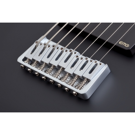 Schecter Damien Platinum-8 8 Telli Elektro Gitar (Mat Siyah)<br>Fotoğraf: 3/6