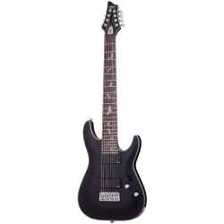 Schecter Damien Platinum-8 8 Telli Elektro Gitar (Mat Siyah)