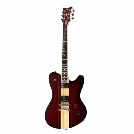 Schecter Dan Donegan Ultra Elektro Gitar (See-Thru Blue Burst)<br>Fotoğraf: 1/2