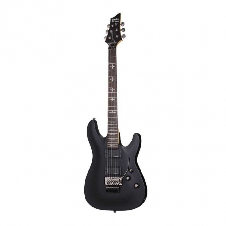 Schecter Demon-6 FR Elektro Gitar (Aged Black Satin)<br>Fotoğraf: 1/1