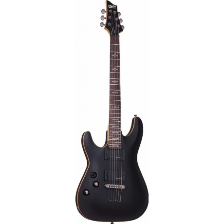 Schecter Demon 6 Solak Elektro Gitar (Mat Siyah)<br>Fotoğraf: 1/5