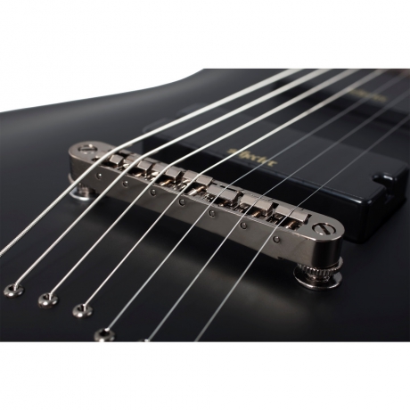 Schecter Demon-7 Elektro Gitar (Aged Black Satin)<br>Fotoğraf: 4/4