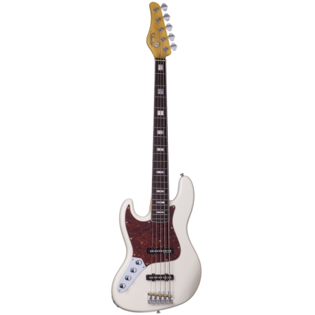 Schecter Diamond-J 5 Plus LH Solak Bas Gitar (Ivory)<br>Fotoğraf: 1/4