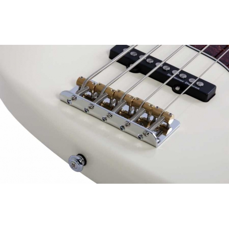 Schecter Diamond-J 5 Plus LH Solak Bas Gitar (Ivory)<br>Fotoğraf: 4/4