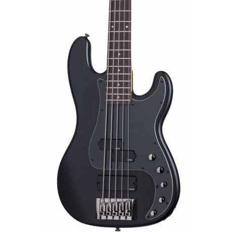 Schecter Diamond-P Custom-5 Active Bas Gitar (Satin Black)<br>Fotoğraf: 2/5