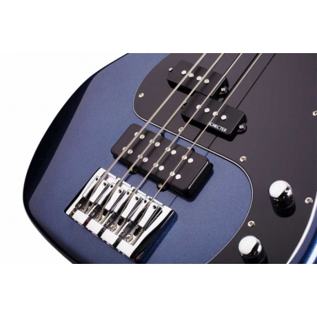 Schecter Diamond-P Custom Bas Gitar (Dark Metallic Blue)<br>Fotoğraf: 4/5
