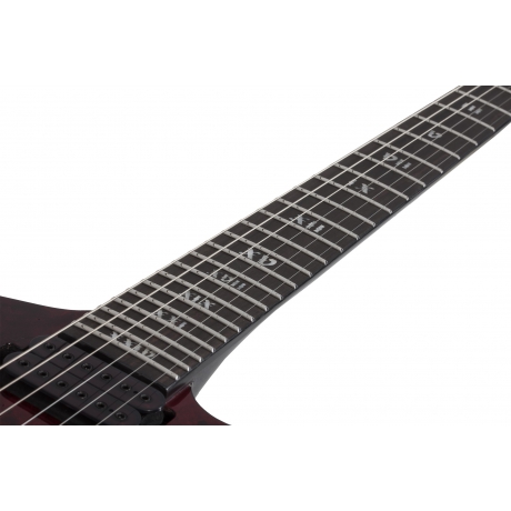 Schecter E-1 Apocalypse Elektro Gitar (Red Reign)<br>Fotoğraf: 4/7