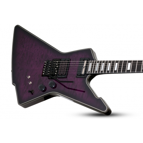 Schecter E-1 FR S Special Edition Elektro Gitar (Trans Purple Burst)<br>Fotoğraf: 2/7