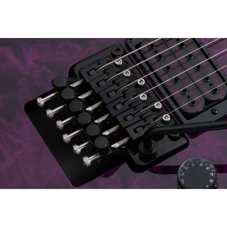 Schecter E-1 FR S Special Edition Elektro Gitar (Trans Purple Burst)<br>Fotoğraf: 3/7