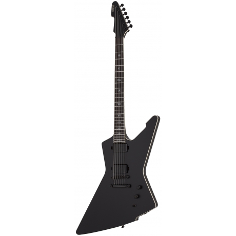 Schecter E-1 SLS Evil Twin Elektro Gitar (Satin Black)<br>Fotoğraf: 1/7