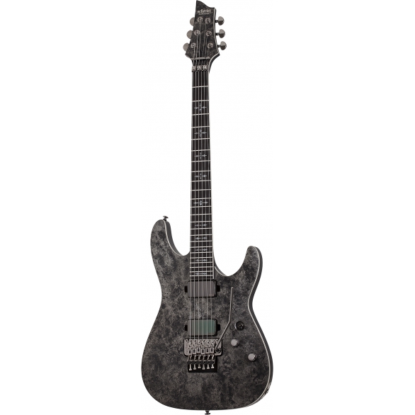 Schecter Ernie C C-1 6 Telli Elektro Gitar (Satin Black Reign), Fotoğraf: 1/4