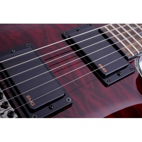 Schecter Hellraiser C-1 Elektro Gitar (Black Cherry)<br>Fotoğraf: 3/7