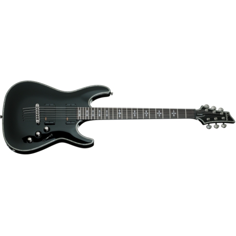 Schecter Hellraiser C-1 Elektro Gitar (Gloss Black)<br>Fotoğraf: 3/7