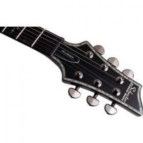 Schecter Hellraiser C-1 Elektro Gitar (Gloss Black)<br>Fotoğraf: 6/7