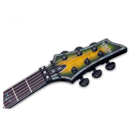 Schecter Hellraiser C-1 FR Passive Elektro Gitar (Dragon Burst)<br>Fotoğraf: 5/5