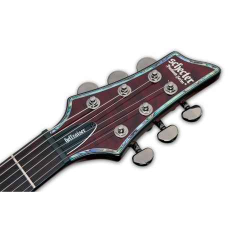 Schecter Hellraiser C-1 Pasif Elektro Gitar (Black Cherry)<br>Fotoğraf: 3/4