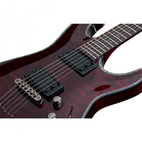 Schecter Hellraiser C-1 Pasif Elektro Gitar (Black Cherry)<br>Fotoğraf: 2/4