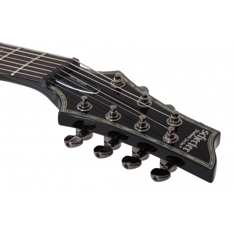 Schecter Hellraiser C-7 7 Telli Elektro Gitar (Siyah)<br>Fotoğraf: 6/7